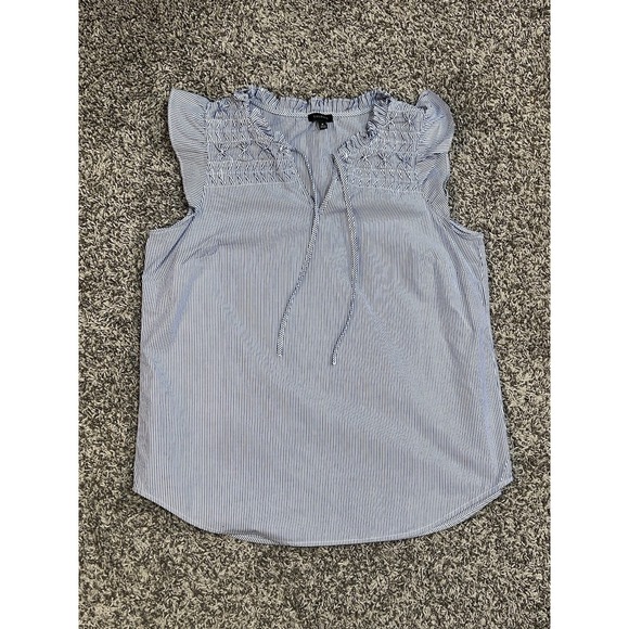 Talbots Tops - Talbots Blue and White Striped Top